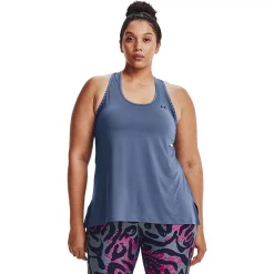 Plus Size Under Armour Knockout Tank -Adidas shop 4551910 Mineral Blue