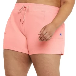 Plus Size Champion® Campus French Terry Shorts -Adidas shop 4554812 Pink Star