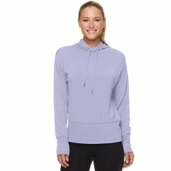 Women's Gaiam Reflection Hoodie -Adidas shop 4554989 Languid Lavender