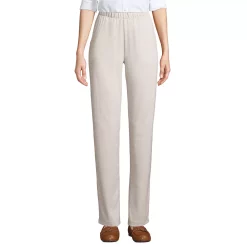 Women's Lands' End Sport High-Rise Jacquard Pull-On Pants -Adidas shop 4555527 Birch Herringbone