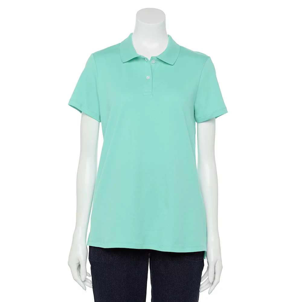 Women's Croft & Barrow® Essential Extra-Soft Polo Shirt 3 Women's Croft & Barrow® Essential Extra-Soft Polo Shirt