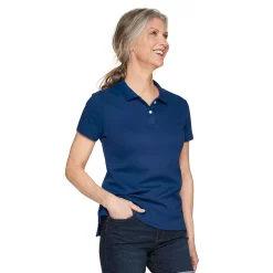 Women's Croft & Barrow® Essential Extra-Soft Polo Shirt 20 Women's Croft & Barrow® Essential Extra-Soft Polo Shirt -Adidas shop 4582072 Navy