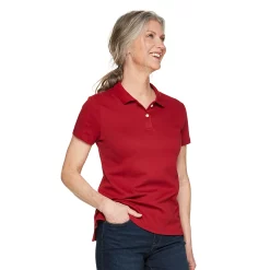 Women's Croft & Barrow® Essential Extra-Soft Polo Shirt 18 Women's Croft & Barrow® Essential Extra-Soft Polo Shirt -Adidas shop 4582072 Red
