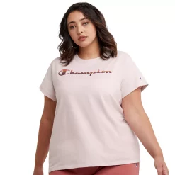 Plus Size Champion® Classic Graphic Tee -Adidas shop 4596187 Sheer Pale Pink