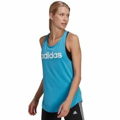 Women's adidas Essential Linear Tank 14 Women's adidas Essential Linear Tank -Adidas shop 4626968 Sky Rush White