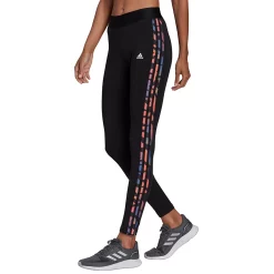 Women's adidas Essential 3-Stripe High-Waisted Leggings 18 Women's adidas Essential 3-Stripe High-Waisted Leggings -Adidas shop 4628536 Black