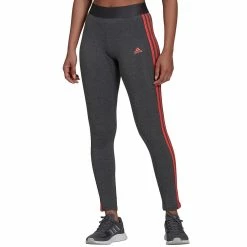 Women's adidas Essential 3-Stripe High-Waisted Leggings 19 Women's adidas Essential 3-Stripe High-Waisted Leggings -Adidas shop 4628536 Dark Gray Semi Turbo