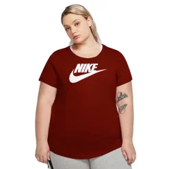 Plus Size Nike Sportswear Essential Graphic Tee -Adidas shop 4633858 Bronze Eclipse