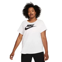Plus Size Nike Sportswear Essential Graphic Tee -Adidas shop 4633858 White
