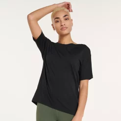 Women's FLX Harmony Front Seam Tee -Adidas shop 4655602 Black