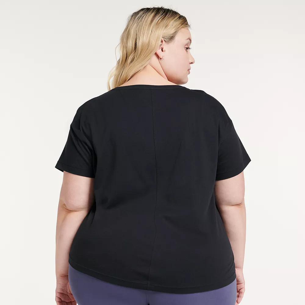 Plus Size FLX Harmony Front Seam Tee 5 Plus Size FLX Harmony Front Seam Tee - Image 3