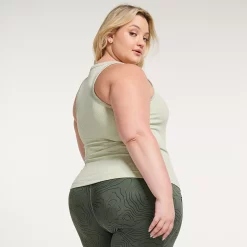 Plus Size FLX Balance Ribbed Tank -Adidas shop 4656791 ALT