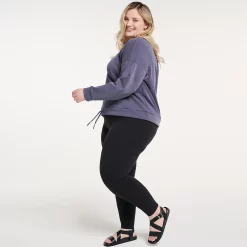 Plus Size FLX Affirmation High-Waisted 7/8 Ankle Leggings -Adidas shop 4657051 ALT5