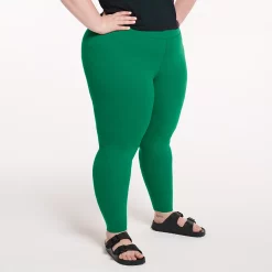 Plus Size FLX Affirmation High-Waisted 7/8 Ankle Leggings -Adidas shop 4657051 Vintage Moss