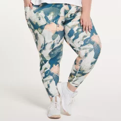 Plus Size FLX Ascent High-Waisted 7/8 Ankle Leggings -Adidas shop 4657054 Abstract Dots