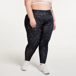 Plus Size FLX Ascent High-Waisted 7/8 Ankle Leggings -Adidas shop 4657054 Cascading Floral