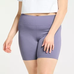 Plus Size FLX Affirmation High-Waisted Bike Shorts -Adidas shop 4657076 Micah Purple