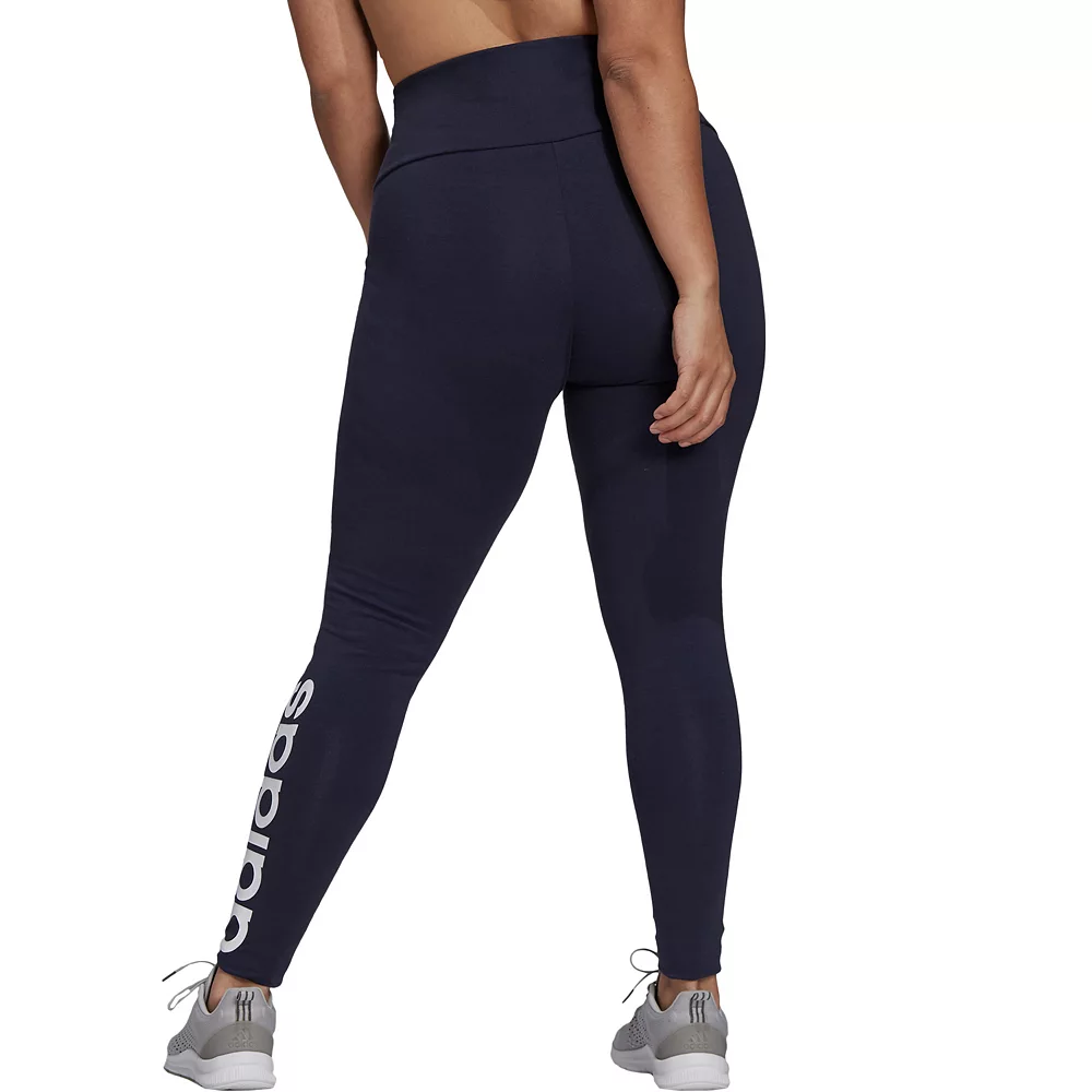 Plus Size adidas Essential Linear High-Waisted Leggings 12 Plus Size adidas Essential Linear High-Waisted Leggings - Image 10