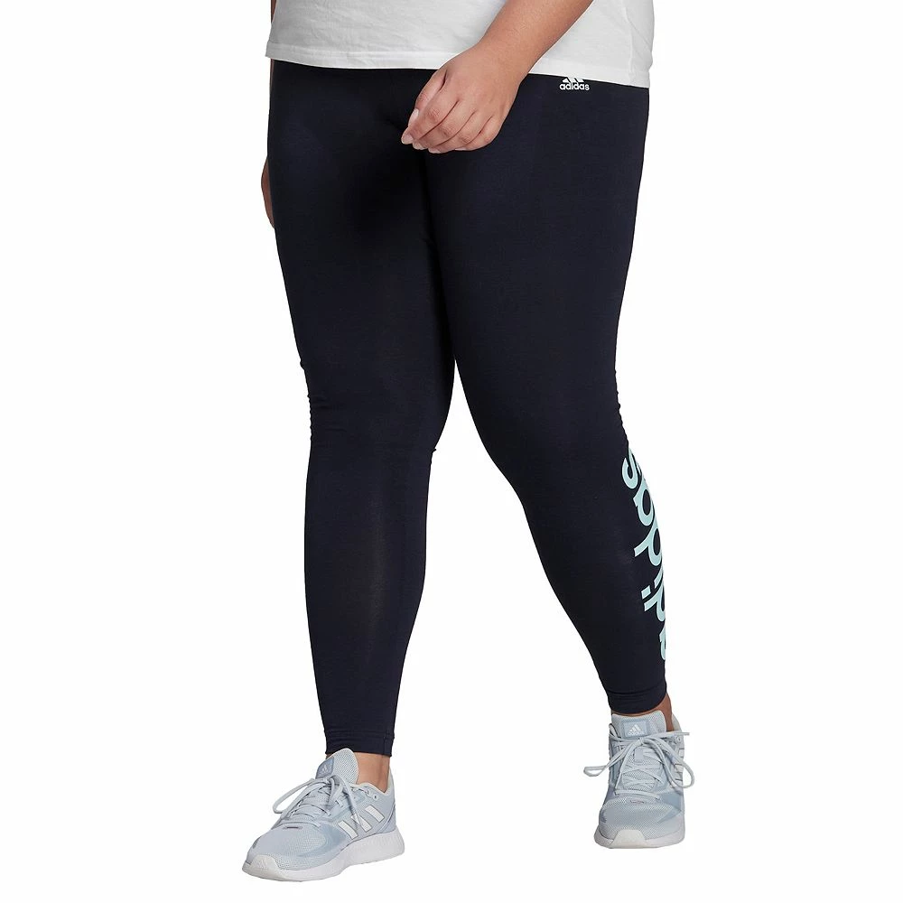 Plus Size adidas Essential Linear High-Waisted Leggings 9 Plus Size adidas Essential Linear High-Waisted Leggings - Image 7