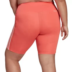 Plus Size adidas 3 Stripe Bike Shorts -Adidas shop 4791067 ALT