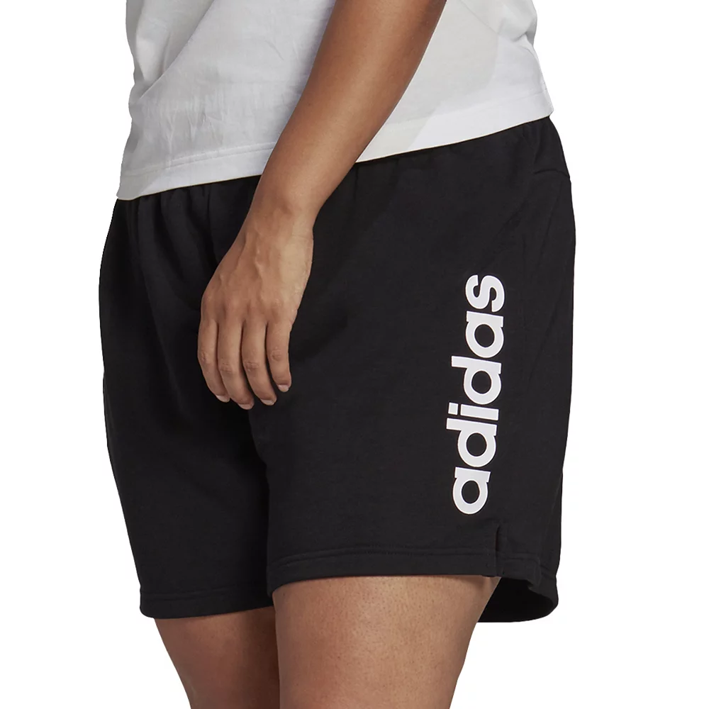 Women's adidas Linear French Terry Shorts 3 Women's adidas Linear French Terry Shorts