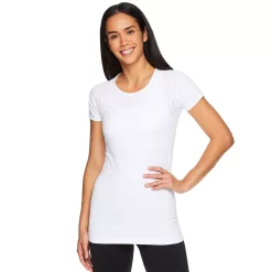 Women's Gaiam Warrior Seamless Tee -Adidas shop 4799197 Bright White