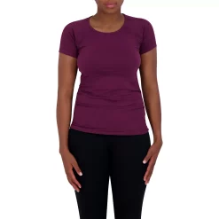 Women's Gaiam Warrior Seamless Tee -Adidas shop 4799197 Mauve Wine