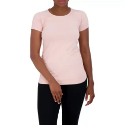 Women's Gaiam Warrior Seamless Tee -Adidas shop 4799197 Peach Skin
