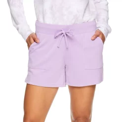 Women's Gaiam Hudson Drawstring Active Shorts 20 Women's Gaiam Hudson Drawstring Active Shorts -Adidas shop 4820728 Lavendar Frost