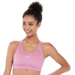 Nike Swoosh Medium-Impact Padded Sports Bra 23 Nike Swoosh Medium-Impact Padded Sports Bra -Adidas shop 4828964 Magic Flamingo Heather