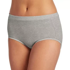 Women's Jockey® Cotton Stretch Brief Panty 1556 -Adidas shop 4829238 Gray Heather