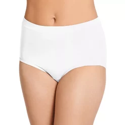 Women's Jockey® Cotton Stretch Brief Panty 1556 -Adidas shop 4829238 White