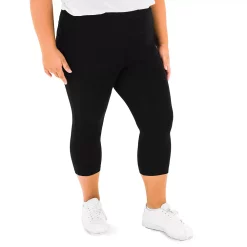 Plus Size Spalding High-Waisted Capri Leggings