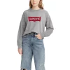 Women's Levi's® Crewneck Sweatshirt -Adidas shop 4845085 Grey Batwing