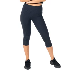 Women's Spalding High-Waisted Capri Leggings -Adidas shop 4849249 Charcoal Heather
