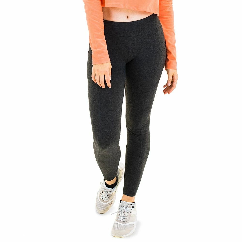Women's Spalding Solid High-Waisted Ankle Leggings 4 Women's Spalding Solid High-Waisted Ankle Leggings - Image 2