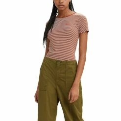 Women's Levi's® Honey Tee -Adidas shop 4850284 Vanilla Tofu Stripe