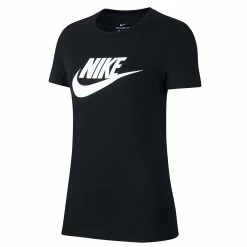Women's Nike Sportswear Essential Tee -Adidas shop 4861691 Black White