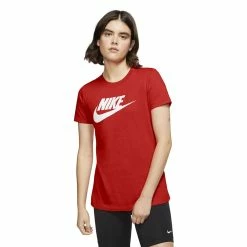 Women's Nike Sportswear Essential Tee -Adidas shop 4861691 Chile Red
