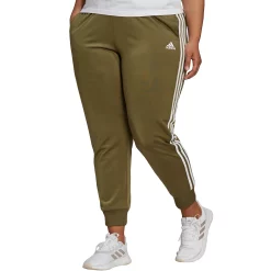 Plus Size adidas Essentials Tricot Track Pants -Adidas shop 4863872 Focus Olive