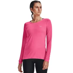 Women's Under Armour HeatGear® Long Sleeve Top -Adidas shop 4869748 Pink Punk