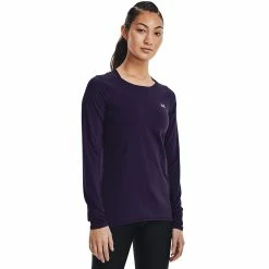 Women's Under Armour HeatGear® Long Sleeve Top -Adidas shop 4869748 Purple Switch