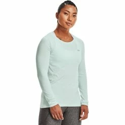 Women's Under Armour HeatGear® Long Sleeve Top -Adidas shop 4869748 Sea Mist