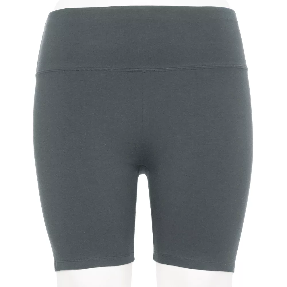 Plus Size Sonoma Goods For Life® High-Waisted Bike Shorts 7 Plus Size Sonoma Goods For Life® High-Waisted Bike Shorts - Image 5