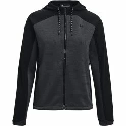 Women's Under Armour Essential Hooded Water-Resistant Sweater Jacket -Adidas shop 4892350 ALT5