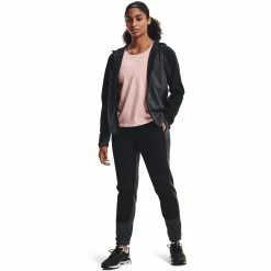 Women's Under Armour Essential Hooded Water-Resistant Sweater Jacket -Adidas shop 4892350 ALT6