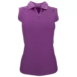 Plus Size Nancy Lopez Journey Sleeveless Polo -Adidas shop 4899727 Iris