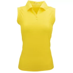 Plus Size Nancy Lopez Journey Sleeveless Polo -Adidas shop 4899727 Lemon
