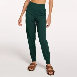 Women's FLX Affirmation High-Waisted Jogger Pants with Side Pockets -Adidas shop 4916931 Midnight Flood