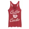 Juniors' Coffee & Cardio Warm Mug Graphic Tank